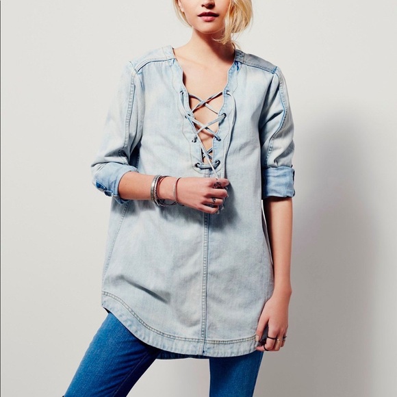 Free people Indigo Tunic - Picture 1 of 3
